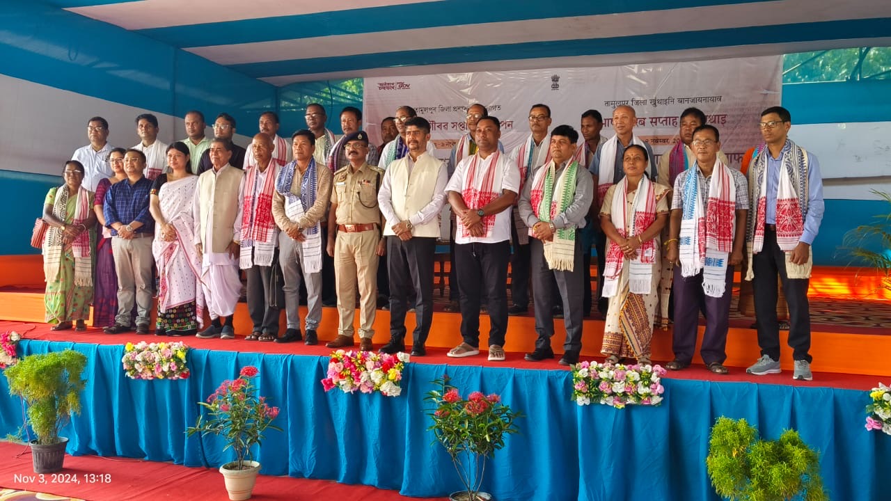 ভাষা জীয়াই থাকিলেহে এটা জাতি জীয়াই থাকে। তামুলপুৰত ভাষা গৌৰৱ সপ্তাহৰ উদ্বোধনী অনুষ্ঠান_