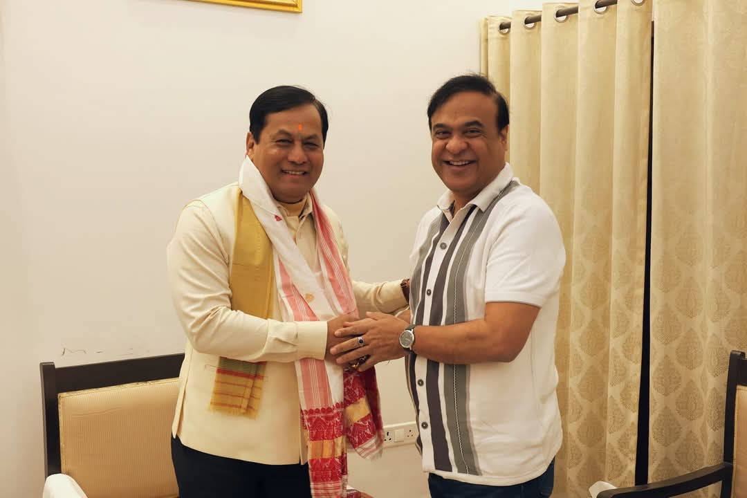 মুখ্যমন্ত্ৰী ড০ হিমন্ত বিশ্ব শৰ্মাৰ কেন্দ্ৰীয় মন্ত্ৰী সৰ্বানন্দ সোণোৱালক সাক্ষাৎ
