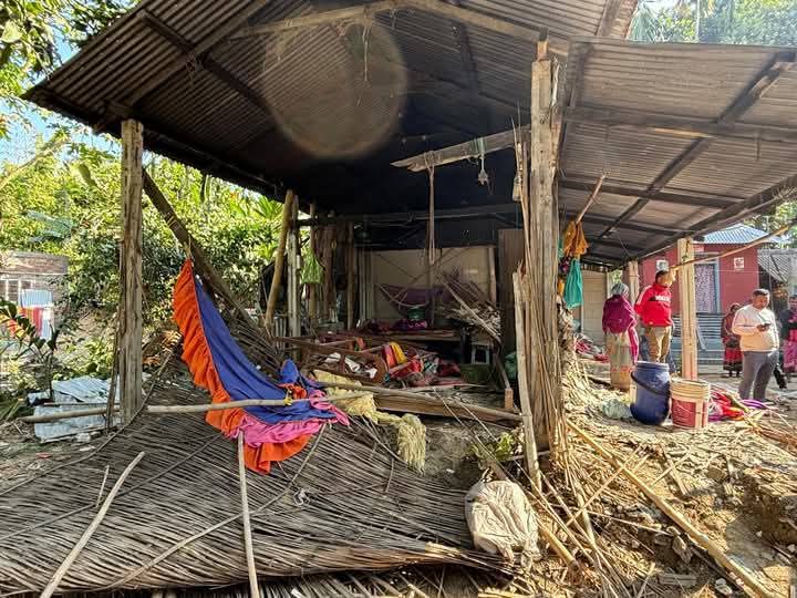 আঙাৰকাটা লক্ষীনাৰায়ণপুৰত হাতীজাকৰ তাণ্ডৱ: যথেষ্ট ক্ষতিসাধন