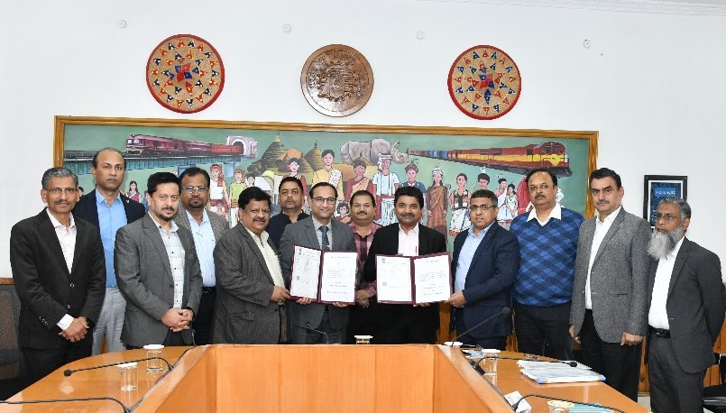 N.F.Railway signs MoU with IRCON for maintenance of Electrification Infrastructure