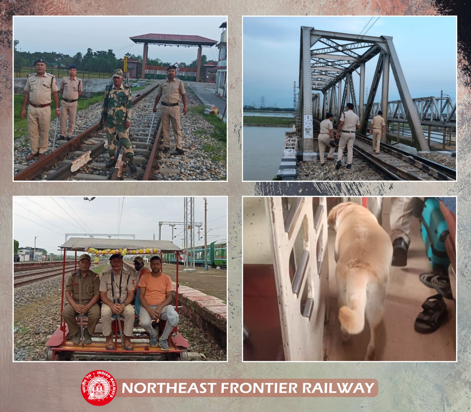 NFR Strengthens Railway Security with Joint Patrolling Near Bangladesh Border