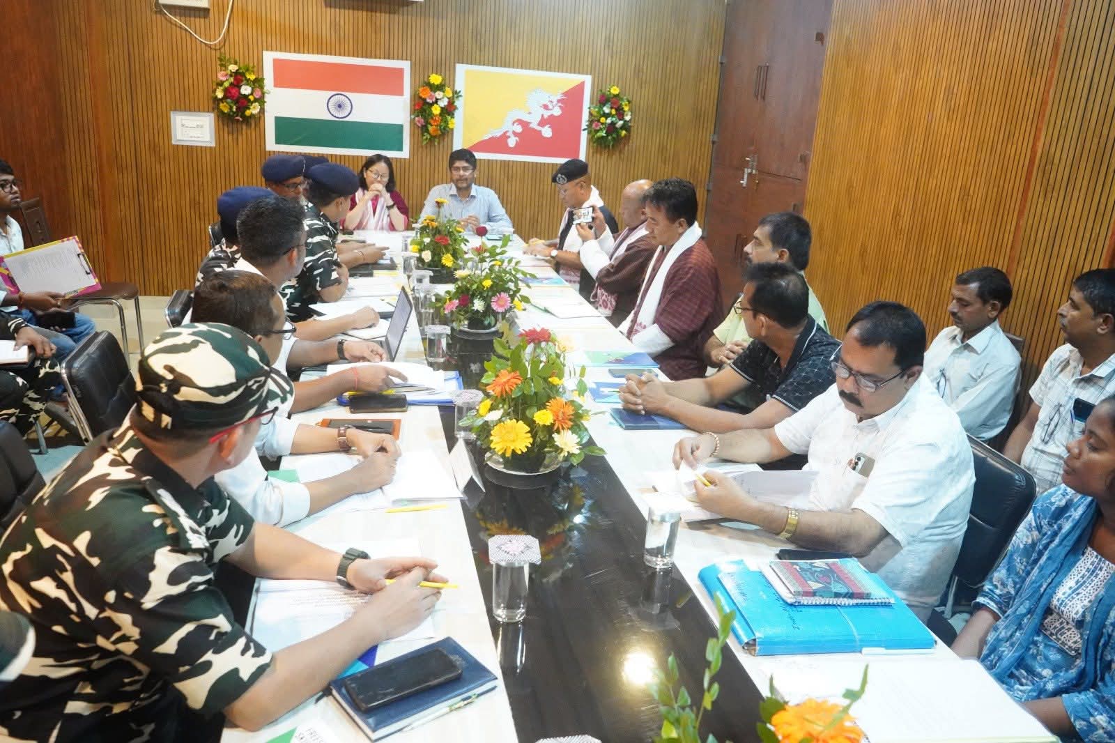 Cross-Border Coordination Meeting | Tamulpur – Samdrup Jongkhar 🤝