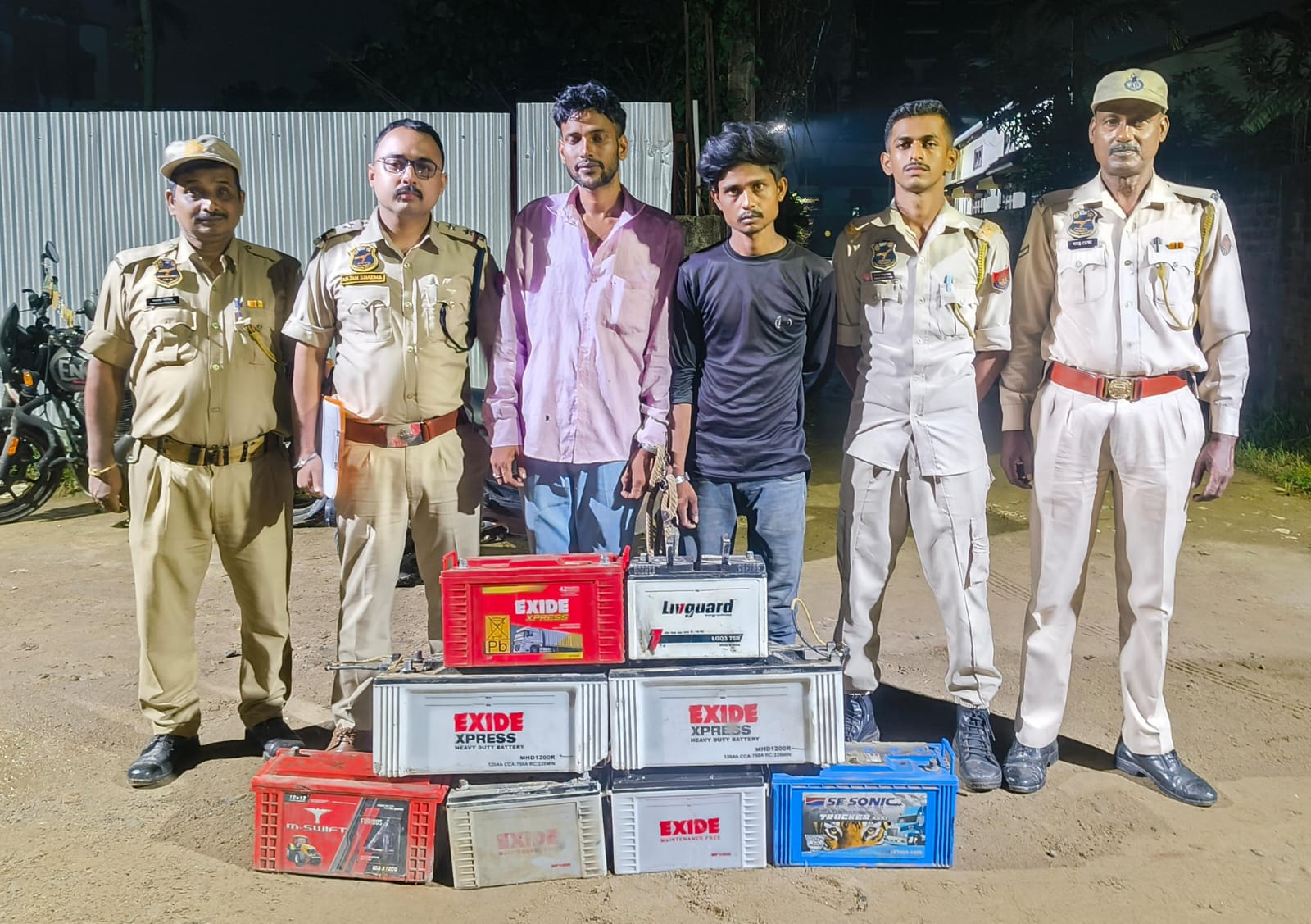 Stolen E-Rickshaw Batteries Recovered; Two Notorious Thieves Apprehended