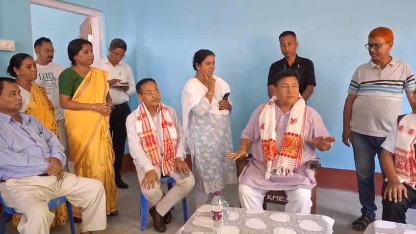 তামুলপুৰত উপস্থিত বিটিআৰ মুখ্য কাৰ্যবাহী সদস্য প্ৰমোদ বড়ো।