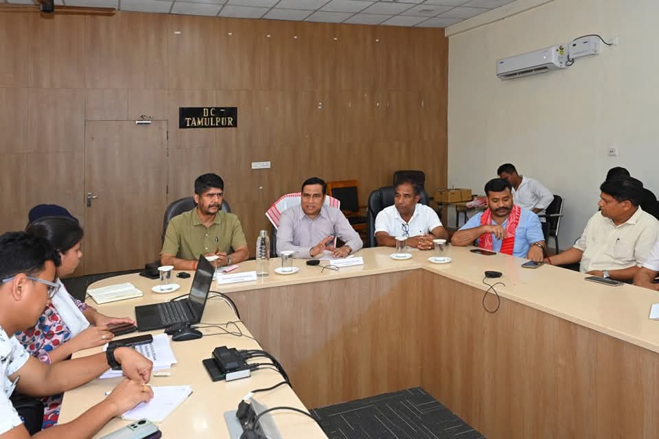 Review Meeting Held by Guardian Minister Jayanta Mallabaruah in Tamulpur
