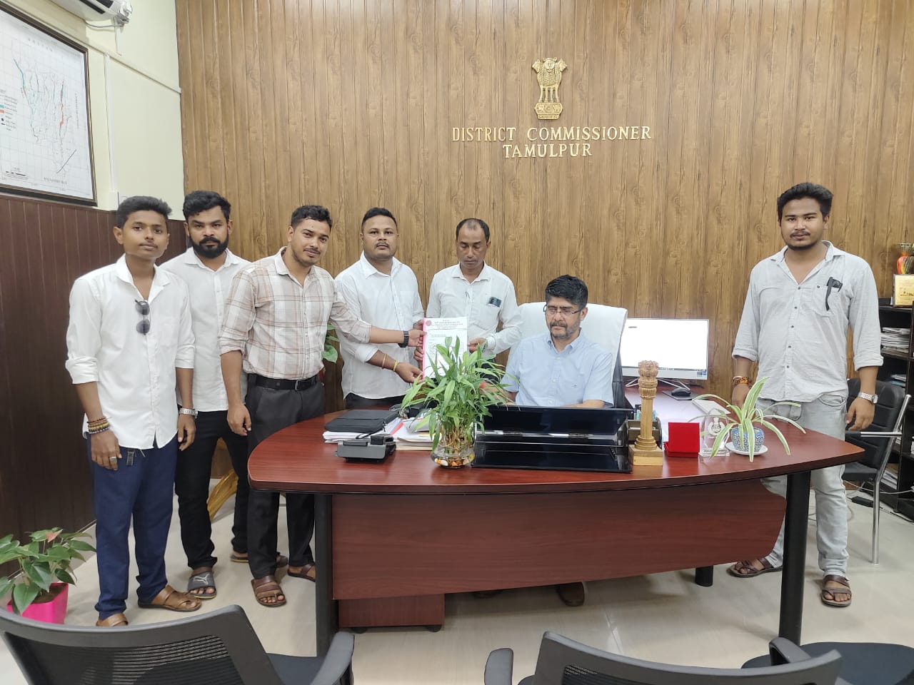 অসমৰ কৃষকক আৰ্থিক সাহাৰ্য প্ৰদানৰ দাবীত মুখ্যমন্ত্ৰীলৈ স্মাৰকপত্ৰ AJYCP আৰু তামুলপুৰ জিলা আছুৰ ঃ 
