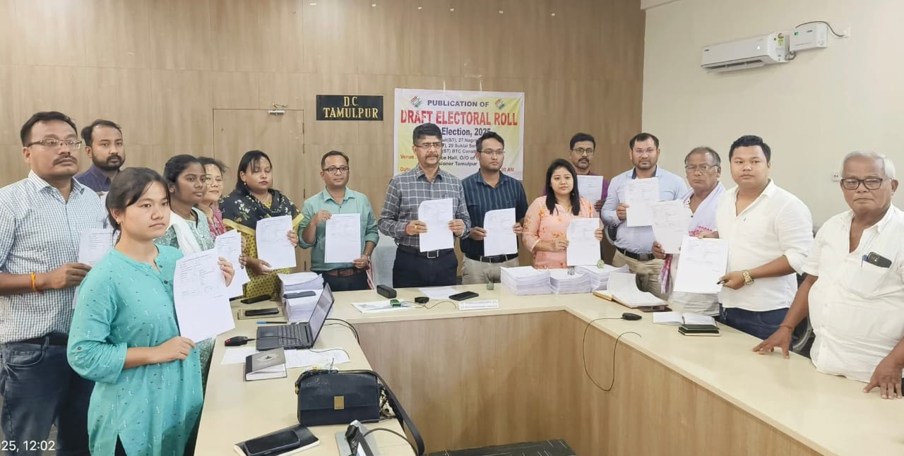 তামুলপুৰত বিটিচি নিৰ্বাচনৰ খচৰা ভোটাৰ তালিকা প্রকাশ