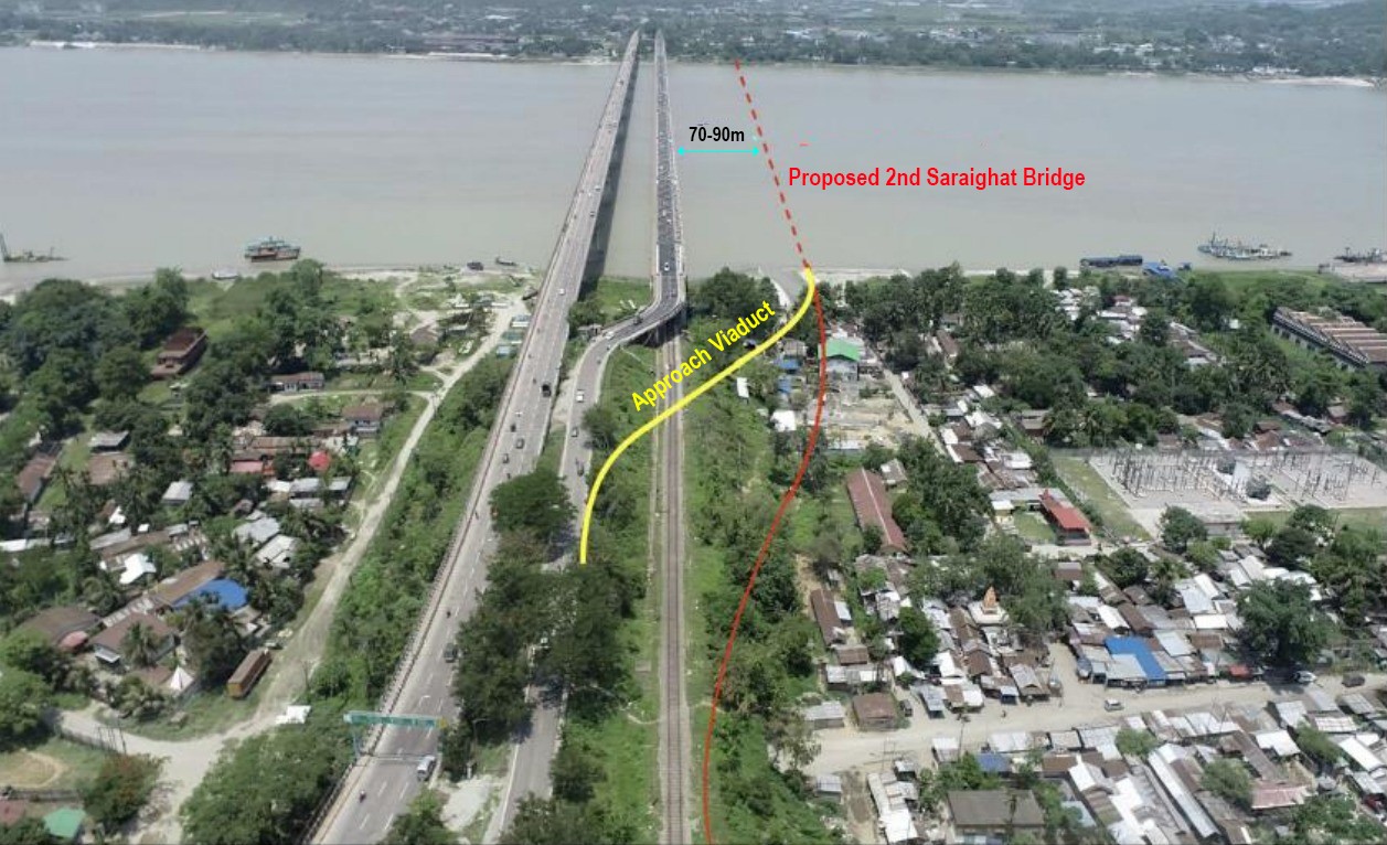 The Works of Second Saraighat Rail-Cum-Road Bridge across the Brahmaputra Soon to Start