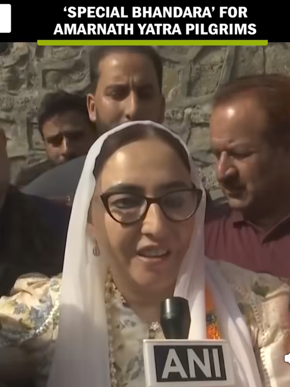Amarnath Yatra 2025: J&K Waqf Board Chairperson Inaugurates ‘Special Bhandara’ in Ganderbal