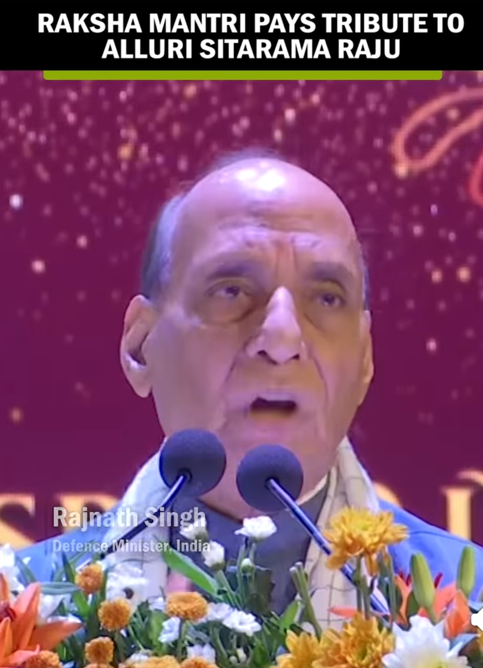 Rajnath Singh Pays Tribute to Freedom Fighter Alluri Sitarama Raju on His 128th Birth Anniversary
