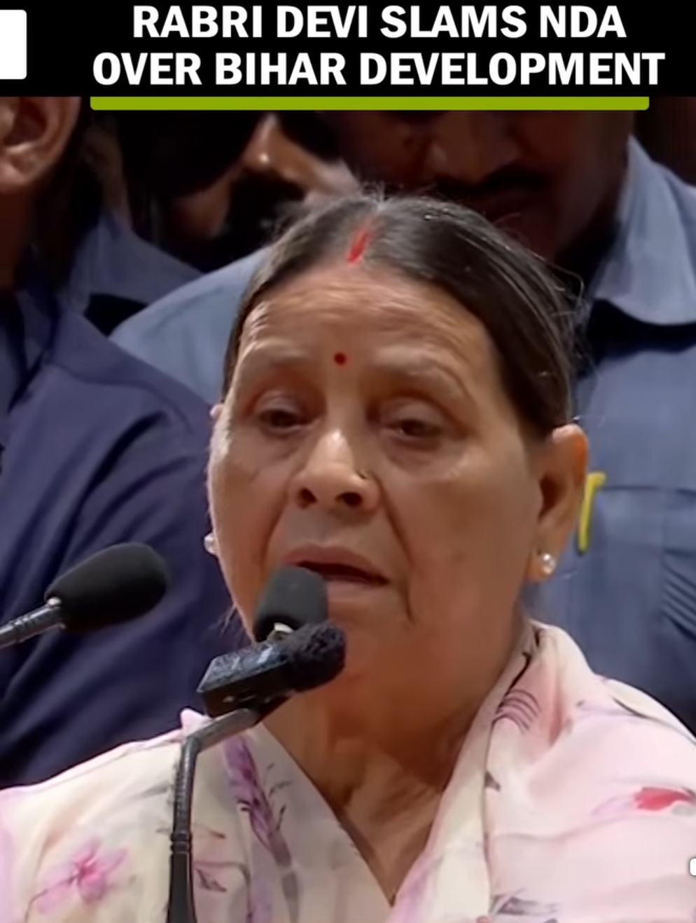 We gave factories to Bihar, but NDA hasn’t done anything in last 20 years”: RJD’s Rabri Devi