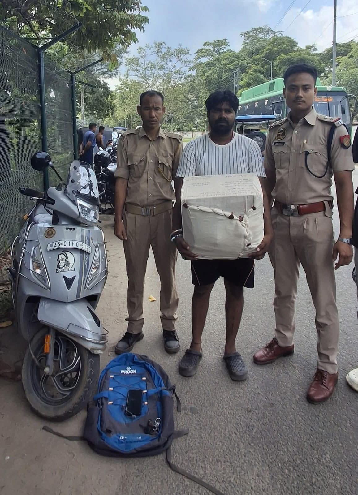 Natun Bazar Raid: Notorious Drug Peddler Apprehended by Basistha Police