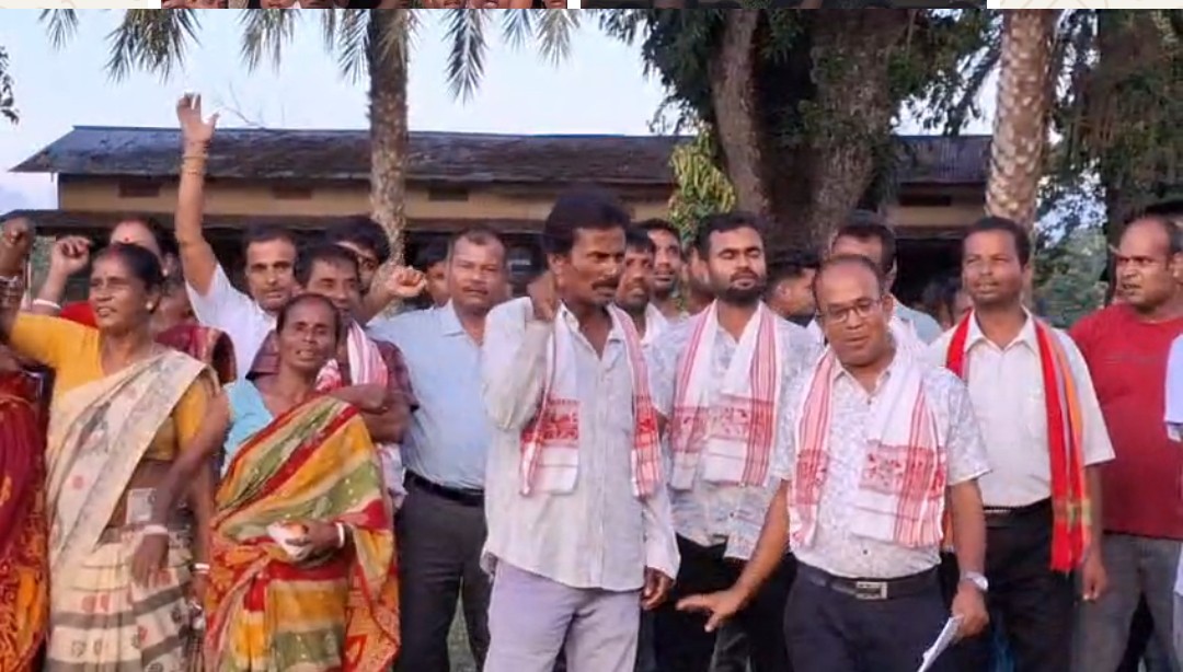 তামুলপুৰ জিলাৰ বৰলকুছিত ডি ভোটাৰৰ গোচৰ প্ৰত্যাহাৰ কৰাৰ দাবীত প্ৰতিবাদ সদৌ বিটিআৰ অনুসূচীত জাতি ছাত্ৰ সন্থাৰঃ   