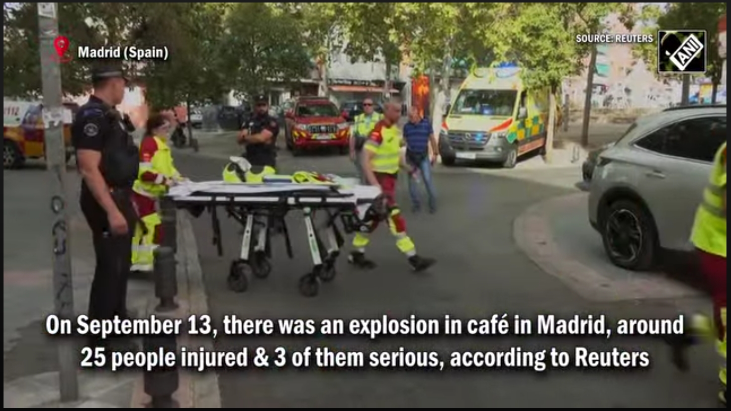 Spain’s capital Madrid — a powerful explosion has rocked the city, leaving around 25 people injured. At least two of them are said to be in serious condition.